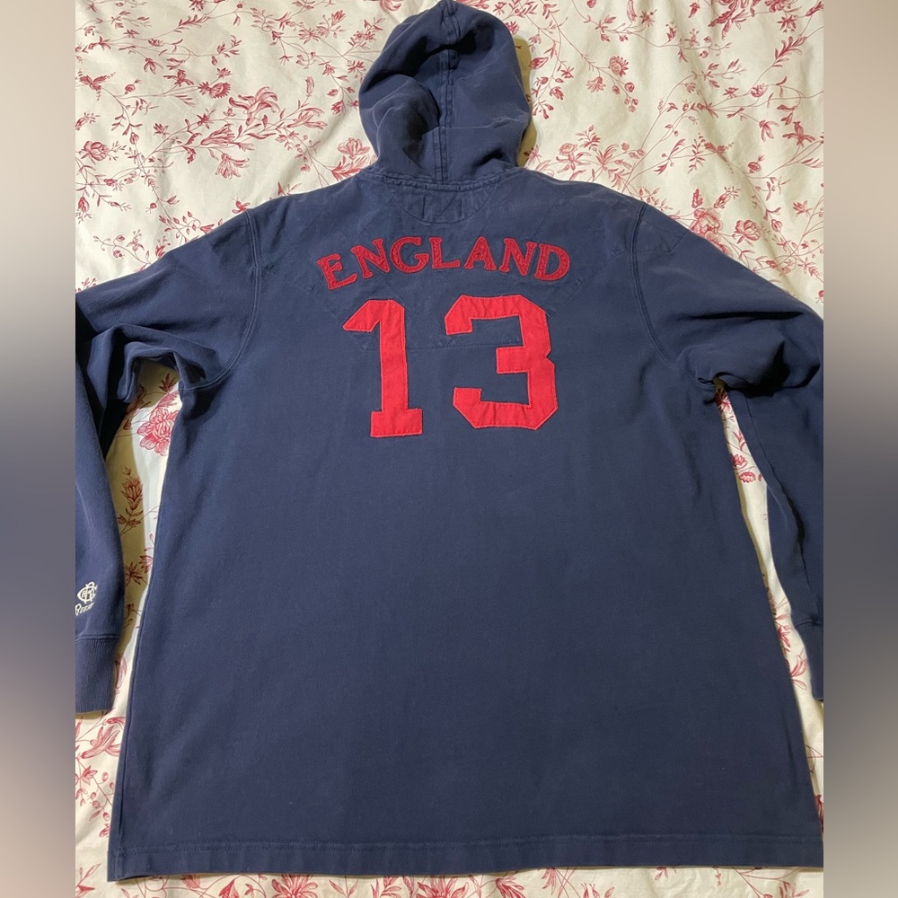 Rugby Ralph Lauren Hoodie size XL (classic rugby fit) England #13 - Picture 4 of 5